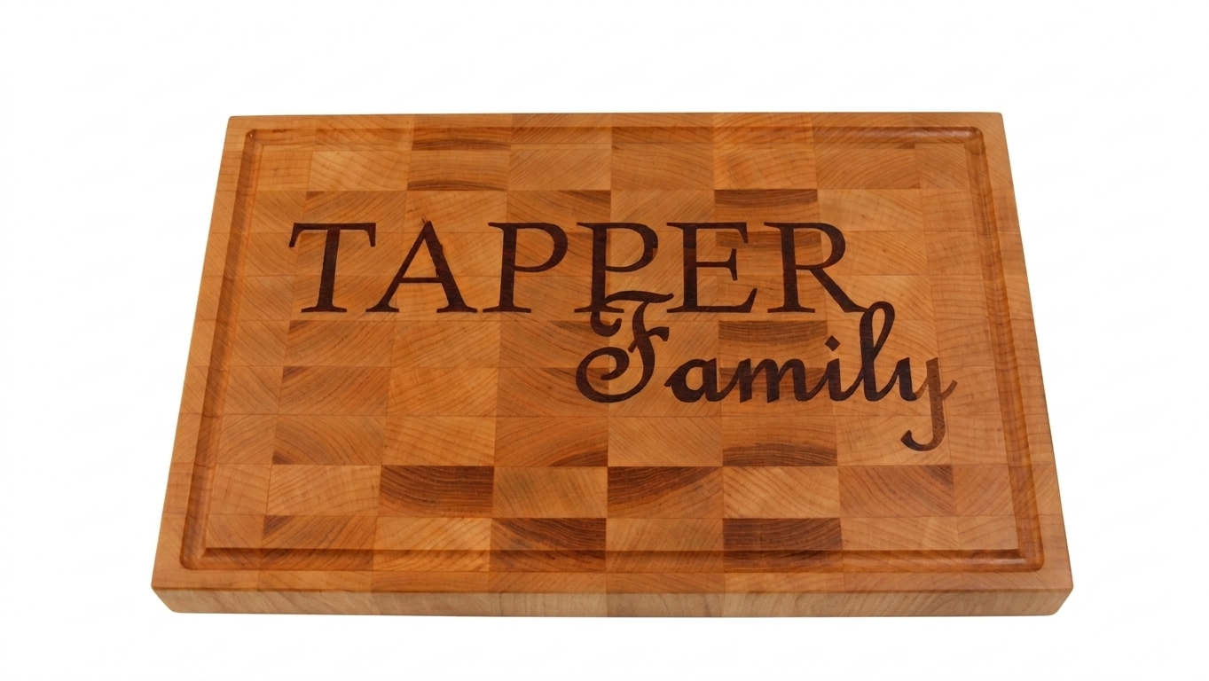 Custom Family Name Cutting Board