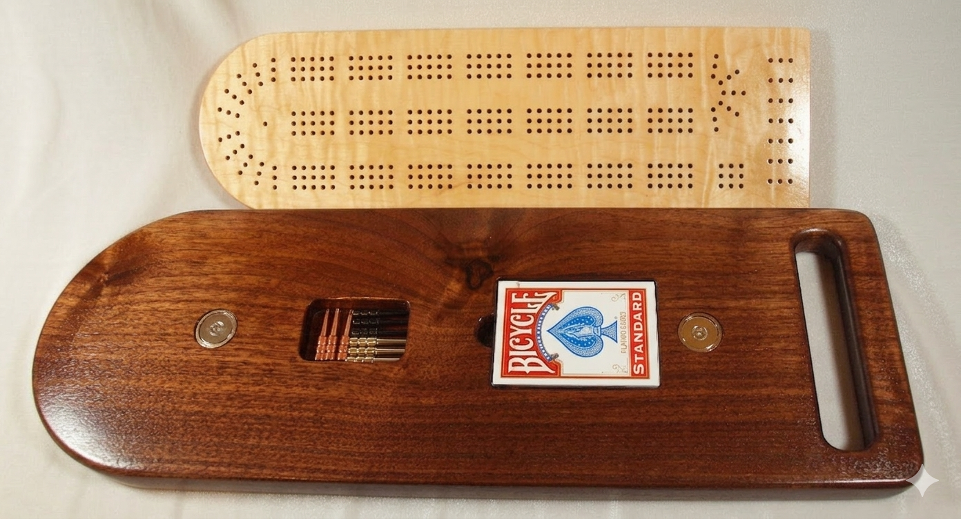 Handcrafted Cribbage Board