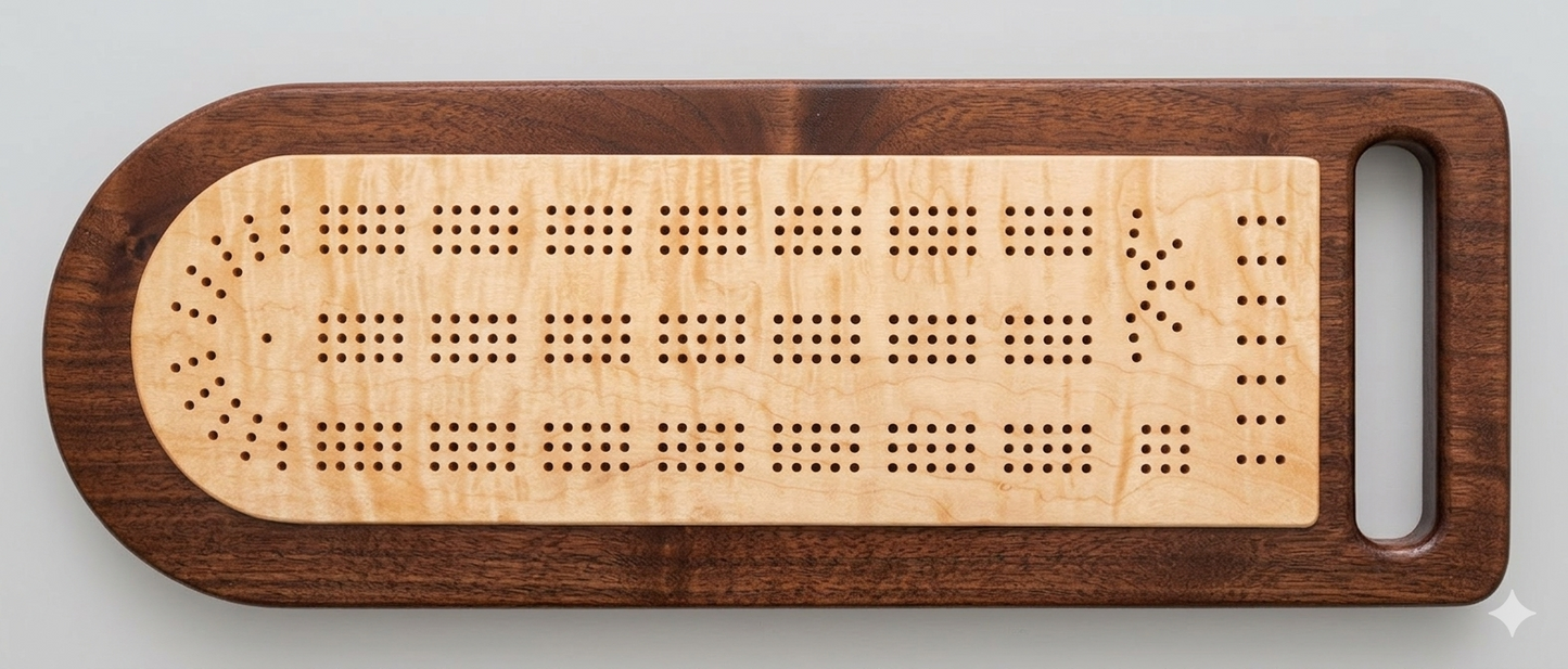 Handcrafted Cribbage Board