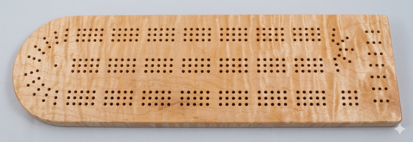 Handcrafted Cribbage Board