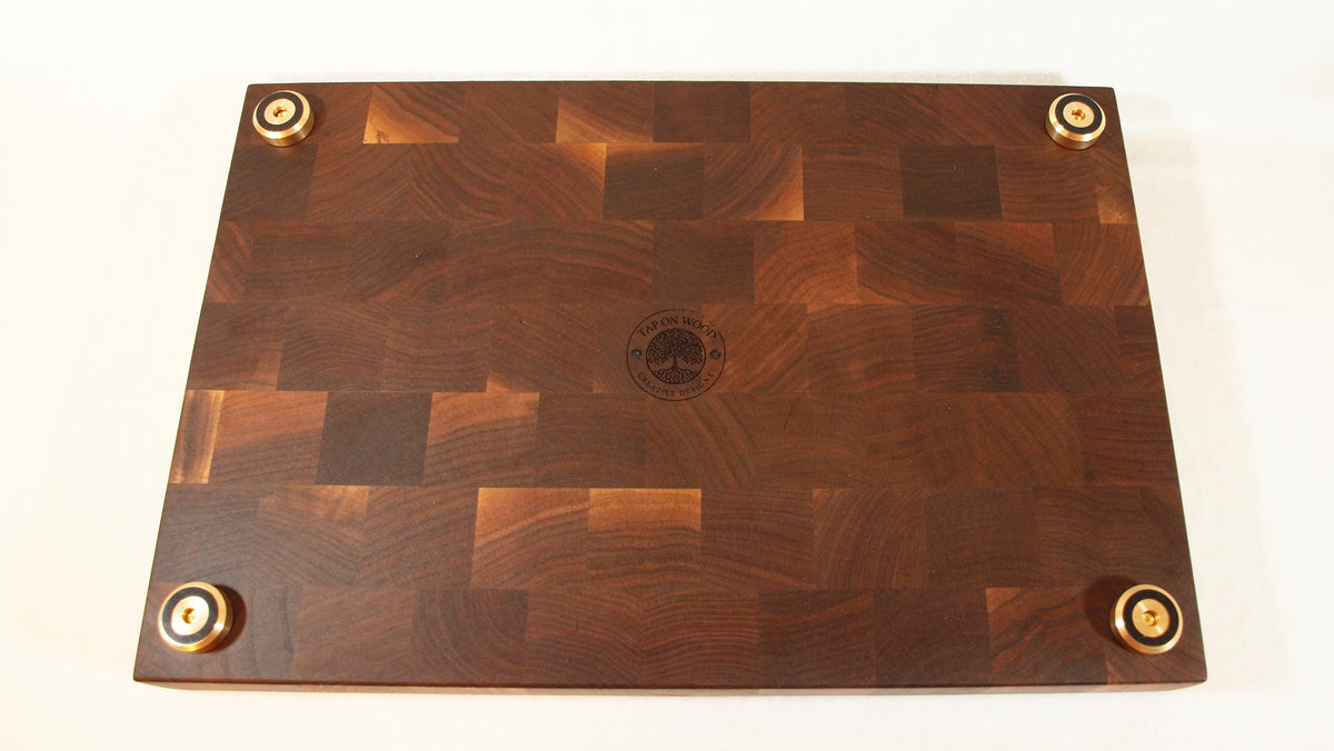 Custom Family Name Inlay Cutting Board