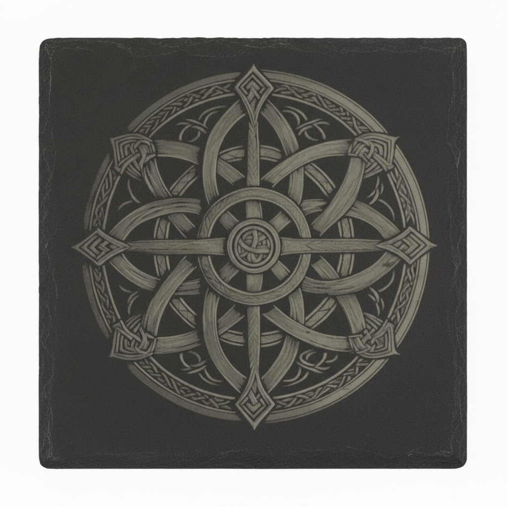 Celtic Compass Coaster – Fresh Start