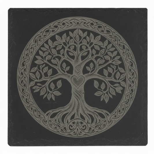 Celtic Tree Coasters - Set of 4