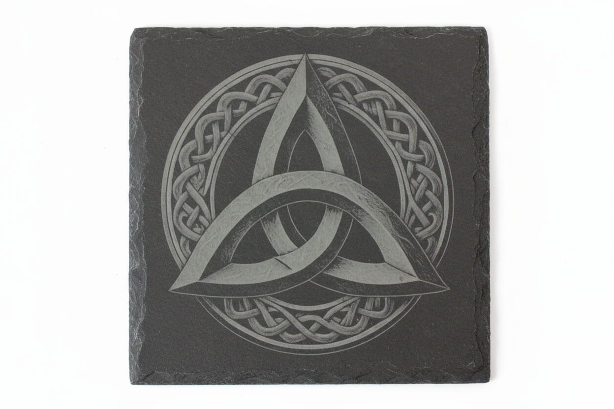 Celtic Trinity Knot Coasters - Set of 4