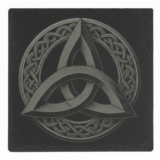 Celtic Trinity Knot Coasters - Set of 4