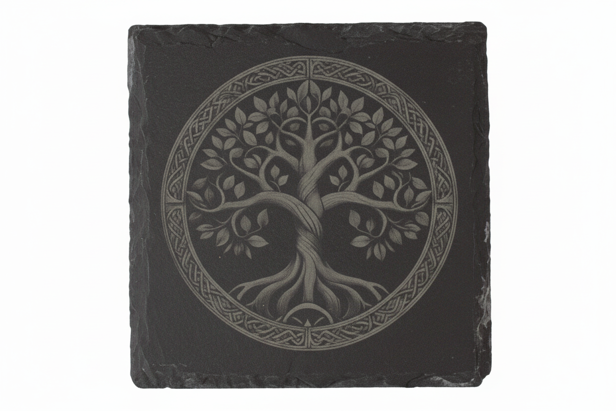 Cropped Tree of Life coaster