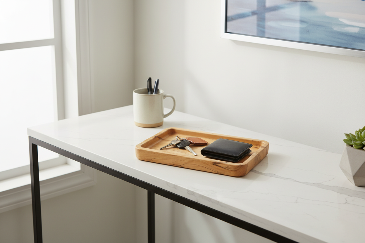 Cutting board tray lifestyle image