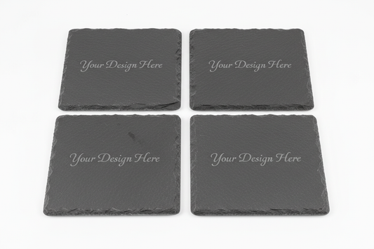 Custom Design Slate Coasters - Your Design Here