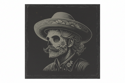 Sugar Skull Groom coaster - Set of 4